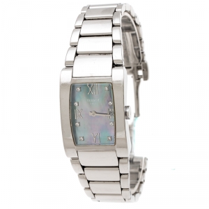 Tissot Purple Mother Of Pearl Stainless Steel Generosi-T T007309A Women's Wristwatch 24.50 mm