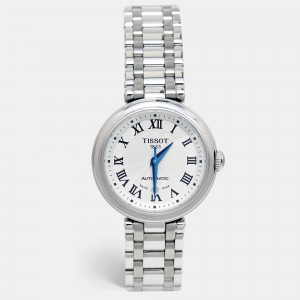 Tissot White Stainless Steel Bellissima T126.207.11.013.00 Women's Wristwatch 29 mm