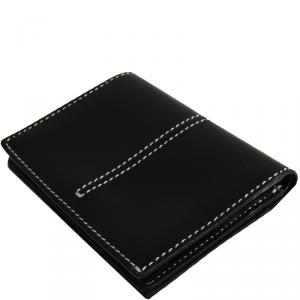 Tod's Black Leather Business Card Holder