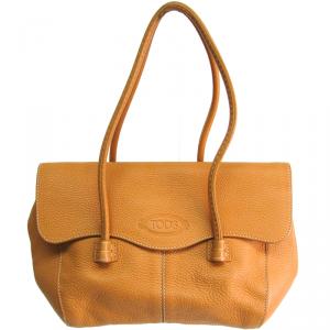 Tod's Beige Leather Satchel