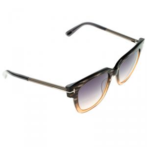 Pre Owned Tom Ford Brown TF436 Tracy Sunglasses