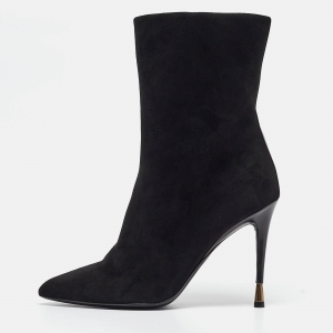 Tom Ford Black Suede Ankle Boots Size 39