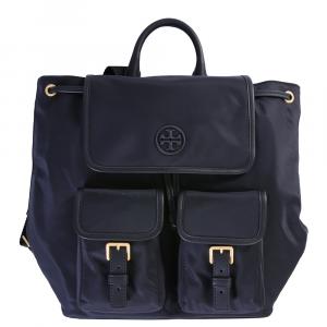 Tory Burch Black Leather "Perry" Backpack