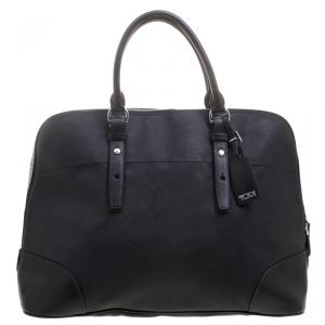 Tumi Black Leather Villa Nivelle Business Satchel