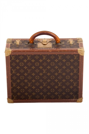 Pre Owned Louis Vuitton Monogram Canvas Cotteville 40 Carry On Luggage Trunk
