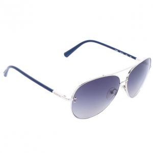 Pre Owned Valentino Blue 106S Aviator Womens Sunglasses