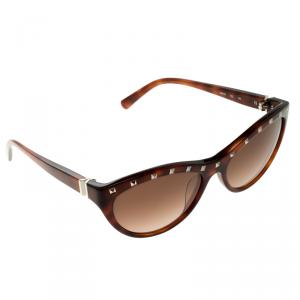 Valentino Havana V614S Studded Cat Eye Sunglasses