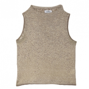 Pre Owned Valentino Beige Mohair Sleeveless Top L