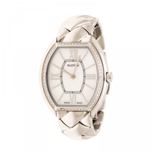 Valentino Mother of Pearl Stainless Steel Liaison V48 Women's Wristwatch 32 mm