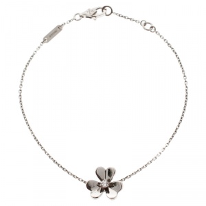 Pre Owned سوار فان كليف آند أربلز فريفول ذهب أبيض عيار 18 وألماس