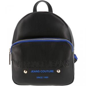 Versace Jeans Two Tone Faux Leather Backpack