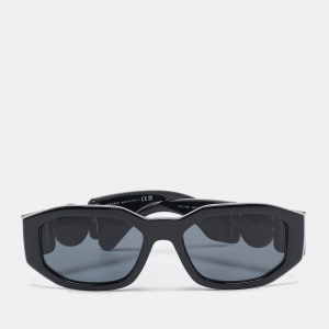 Versace Black MOD.4361 Medusa Biggie Rectangular Sunglasses