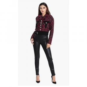Pre Owned Versace Red Versus Gianni Printed Jacket S (IT 40)