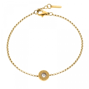 Versace Diamond 18k Yellow Gold Soft Bracelet