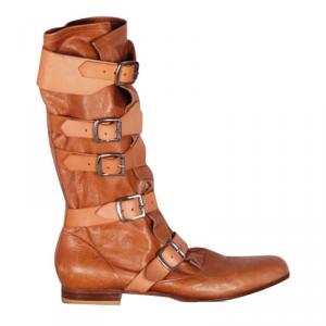 Vivienne Westwood Camel Leather Boots Size 41