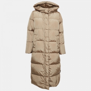 Weekend Max Mara Beige Nylon Padded Parka Jacket M