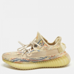 مملوكة مسبقًا حذاء رياضي ييزي x أديداس بوست 350 V2 قماش تريكو متعدد الألوان مقاس 38 2/3 