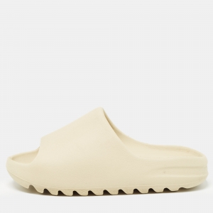 Yeezy x Adidas Cream Rubber Bone Slides Size 39