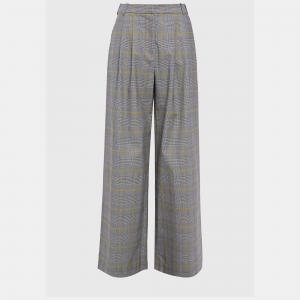 Zimmermann Grey Check Cotton Trousers Size M (2)