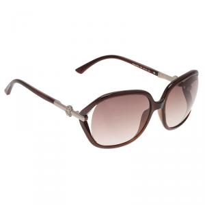 Pre Owned Roberto Cavalli Brown Edera Square Sunglasses