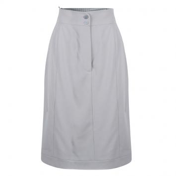 Pre Owned Chanel Beige Knee Length Pencil Skirt L