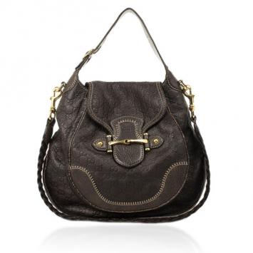 Gucci Brown Emily Guccissima Leather Hobo