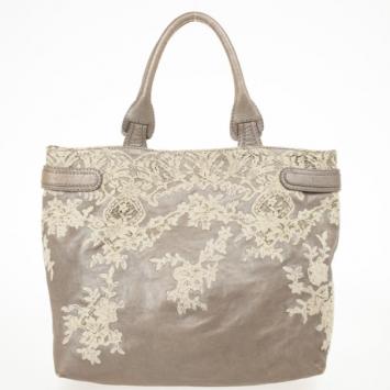 Valentino Garavani Leather Urban Lace Tote