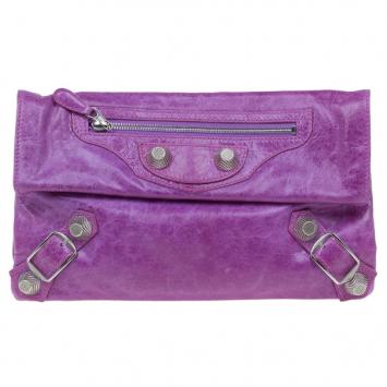 Balenciaga Purple Arena Giant Envelope