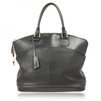 Louis Vuitton Suhali Lockit Clutch Chrome MM