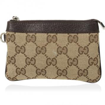 Gucci Beige Monogram Coin Purse