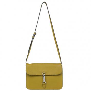 Gucci Yellow Soft Leather Jackie Shoulder Bag