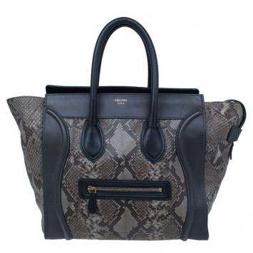 Celine Python Mini Luggage Tote