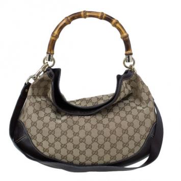Gucci GG Monogram Canvas Medium Peggy Shoulder Bag