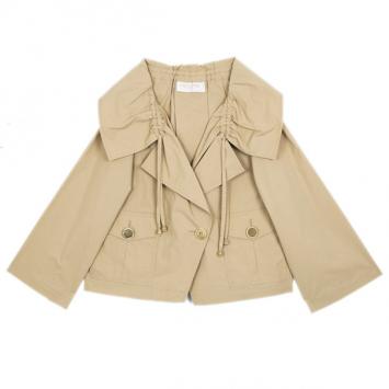 Valentino Cream Cotton Jacket M