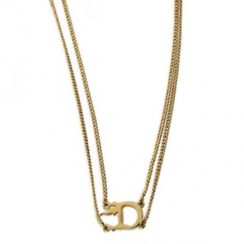 Christian Dior D Necklace