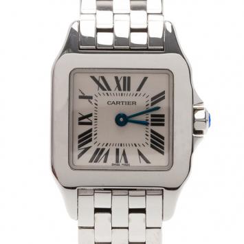 Cartier White Stainless Steel Demoiselle SM Women’s Wristwatch 20MM
