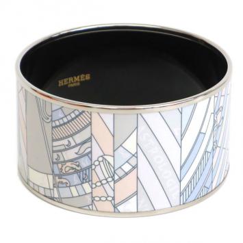 Hermes Extra Wide Printed Bracelet 20CM