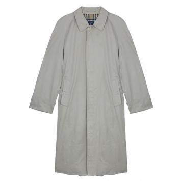 Pre Owned Burberry Taupe Men's Cotton Twill Trench Coat XXXL