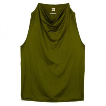 Hermes Draped Neck Tank Top L