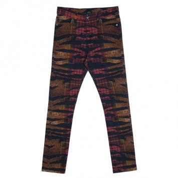 McQ by Alexander McQueen Tiger Tartan Skinny Jeans S
