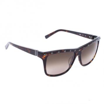 Valentino Brown 606S Studded Oversize Womens Sunglasses