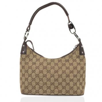 Gucci GG Canvas Monogram Brown Hobo