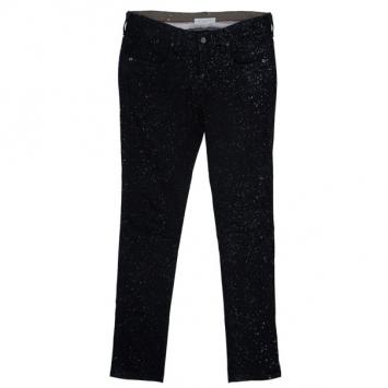 Stella McCartney Black Dotted Jeans M