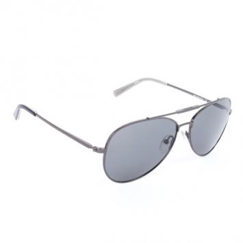 Calvin Klein Dark Gunmetal 7477SP Aviator Sunglasses