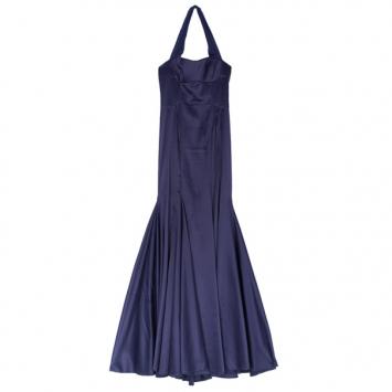 Just Cavalli Satin Purple Gown S
