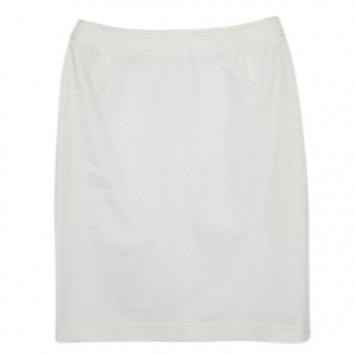 Escada White Pencil Skirt M