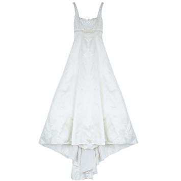 Reem Acra Scoop Neck Embellished Dress L
