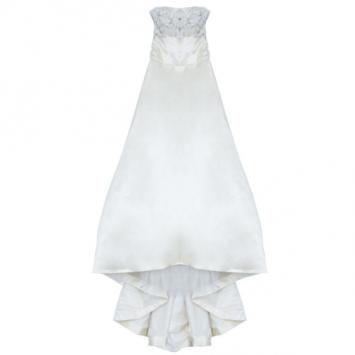 Reem Acra Lush Embellished Wedding Gown L