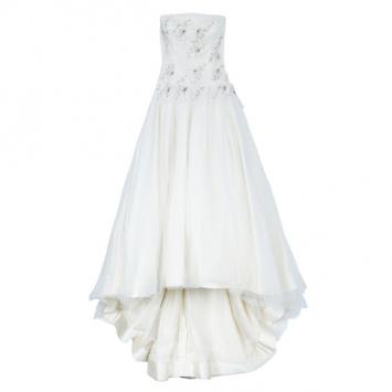 Vera Wang Dantelle Embellished Wedding Dress M