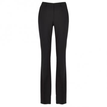 Jason Wu Black Wool Boot-Leg Trousers M